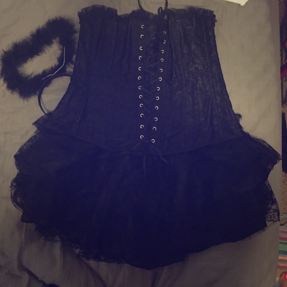 ❌❌SOLD on ♏️erc Black Angel Halloween Costume