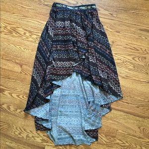 High Low Hem Skirt