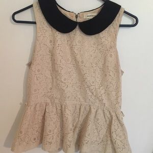 peplum top!