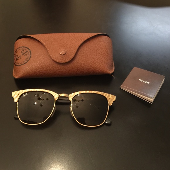 Authentic Ray- Ban Clubmaster Sunglasses