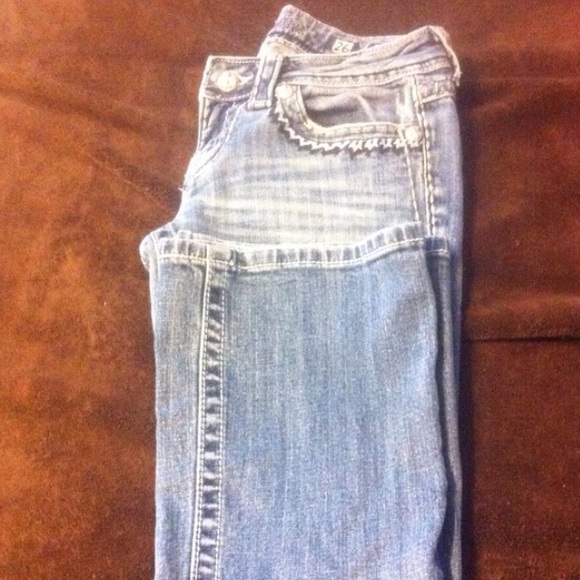 Size 26 Miss Me Boot Cut jeans