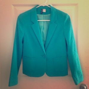 Turquoise blazer