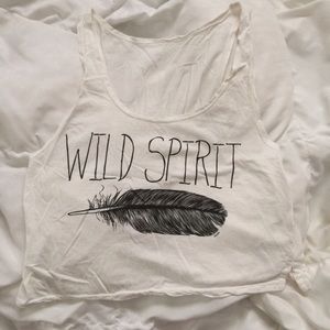 Rare brandy Melville wild spirit top