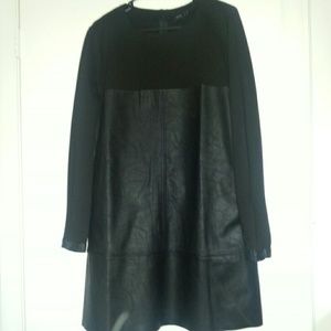 ASOS Faux/Cloth Leather Dress