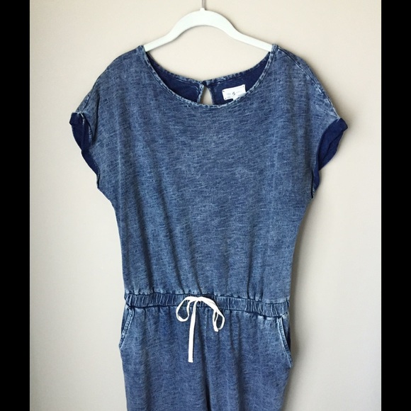 Lou & Grey Indigo Knit Jumpsuit - Picture 2 of 4