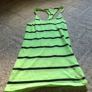 Victoria's Secret pink bright green tank xs