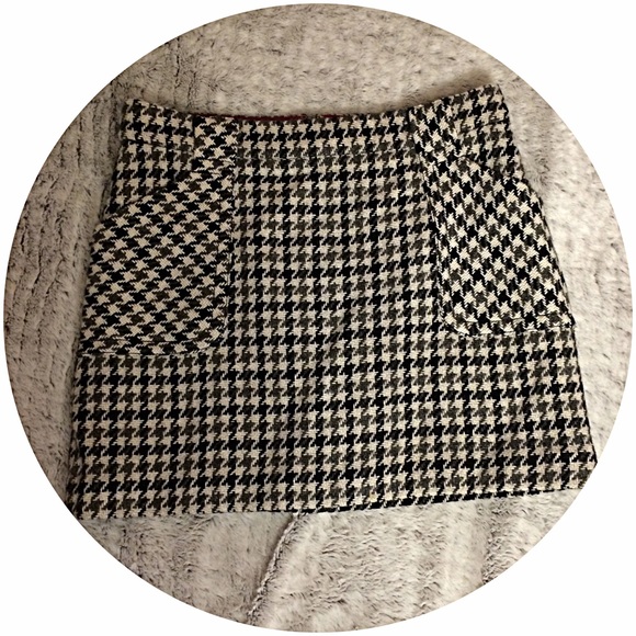 J.Crew houndstooth skirt - Picture 1 of 2