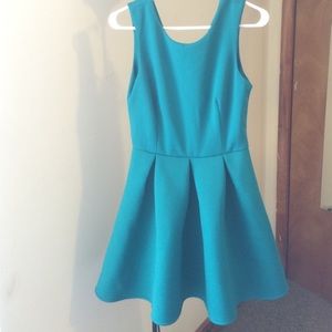 Teal Green skater dress