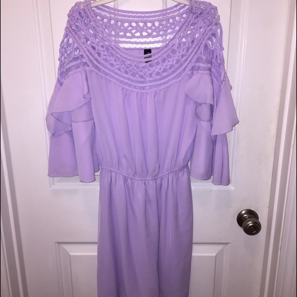 Lilac boutique dress
