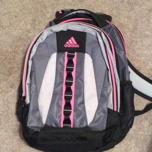 NWOT- Brand New Pink and Black Adidas Backpack