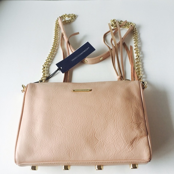 Rebecca Minkoff mini 5 zip bag blush gold - Picture 2 of 4
