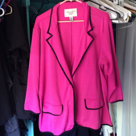 Plus size American rag pink blazer