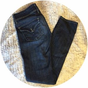 Hudson dark wash skinny jean