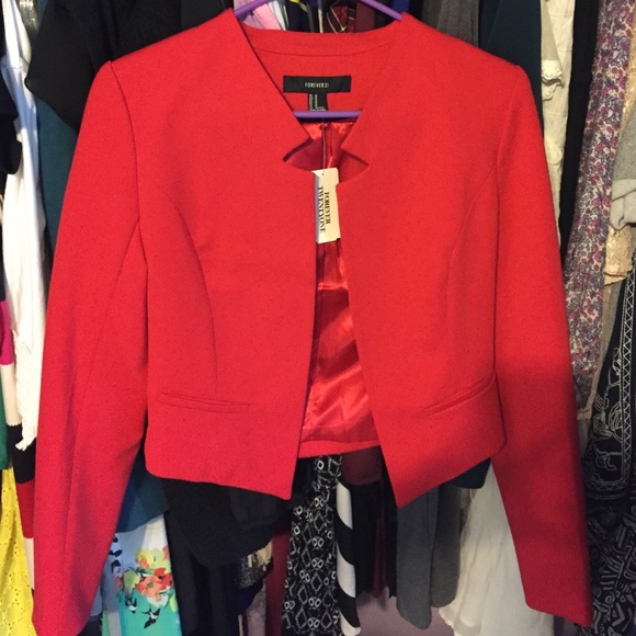 Red blazer
