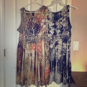 Can be worn as dresses or tops.