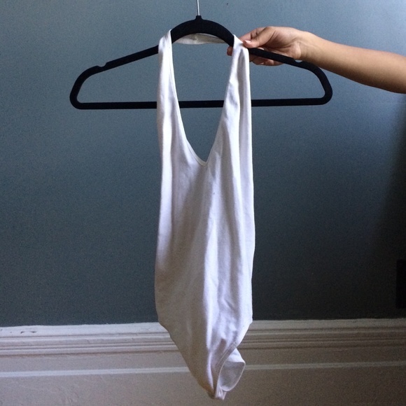 AA white body suit