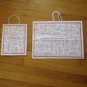 Coach shopping bags