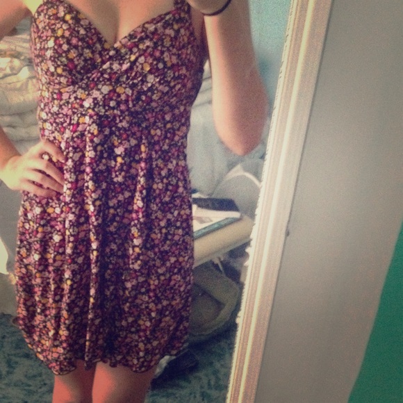 Loose floral dress