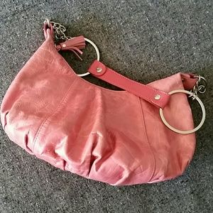 😊 Muted Pink Shoulder Purse