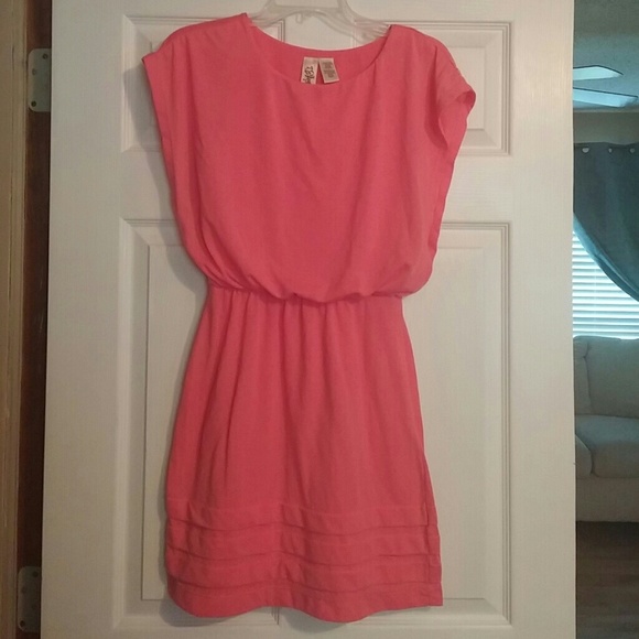 Coral dress