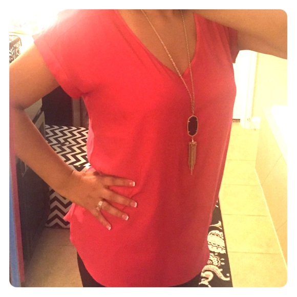 Express Silky V-neck