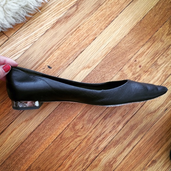 Via Spiga black flats 6.5