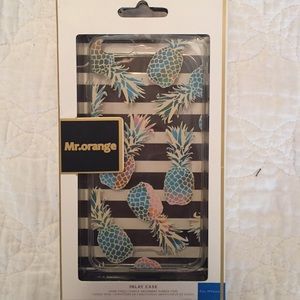 Clear pineapple iPhone 6 plus case