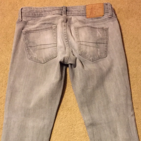 Gray American Eagle Jeans - Picture 2 of 4