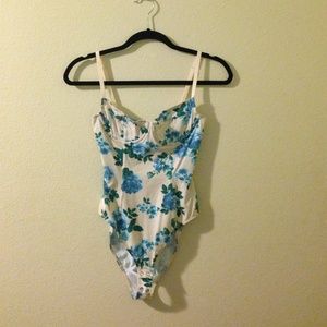 Cotton Spandex jersey bra AA bodysuit