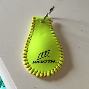 Softball Keychain