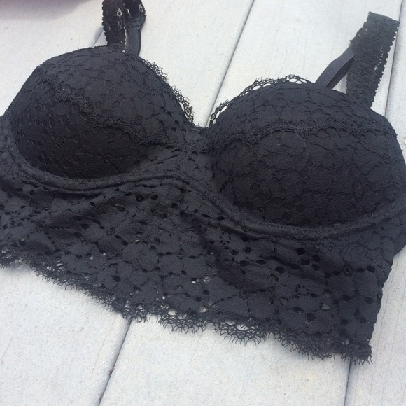 Victoria's Secret Pink Lace Bandeau Bra