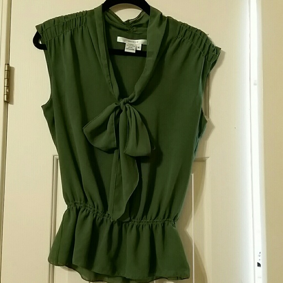 Olive green blouse
