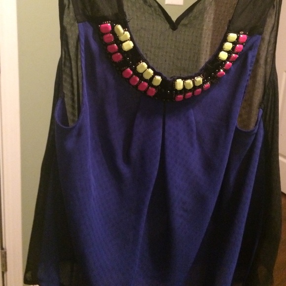 Black and blue shirt - Picture 1 of 4