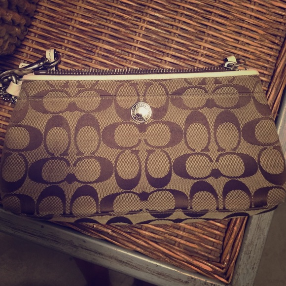 Coach oversized Wristlet