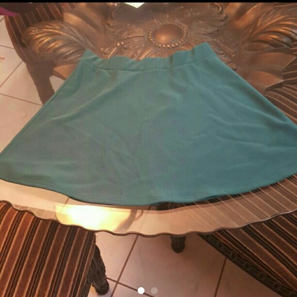 Teal skirt