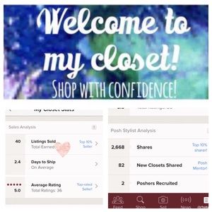 Top 10% Seller! Top Rated Seller! Posh Mentor!