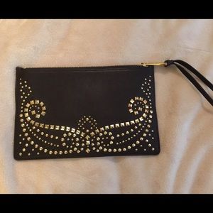 Michael Kors Large Dark Chocolate Brown Clutch