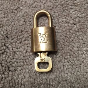 Polished Louis Vuitton Lock #316