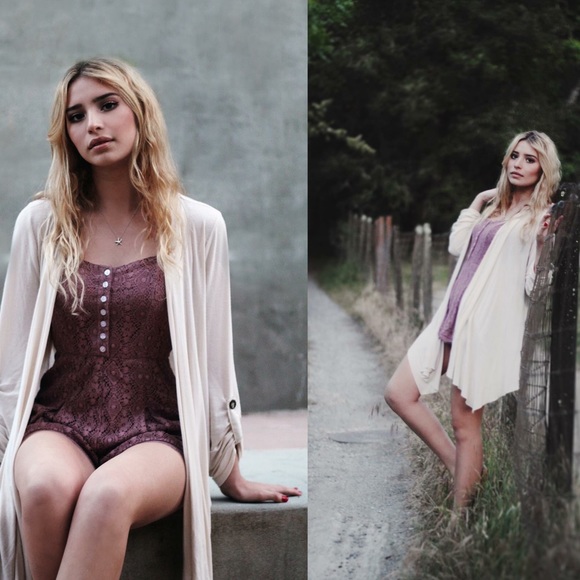 Kimchi Blue Romper (lavender)