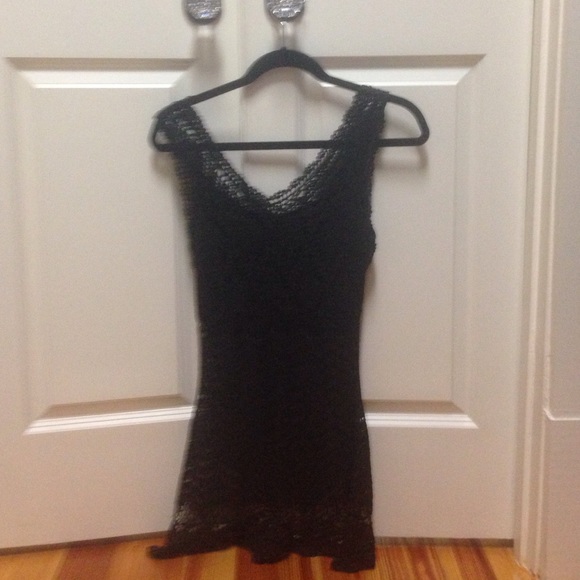 Lace lined dressy top