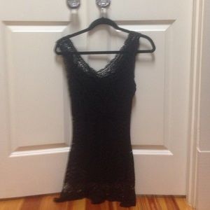 Lace lined dressy top