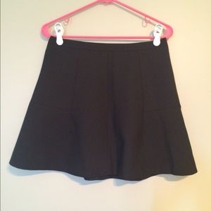 J Crew black skater skirt size 4