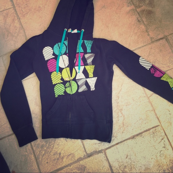 Roxy Zip-Up Fuzzy Hoodie