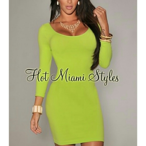 Lime green HMS dress