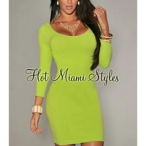 Lime green HMS dress
