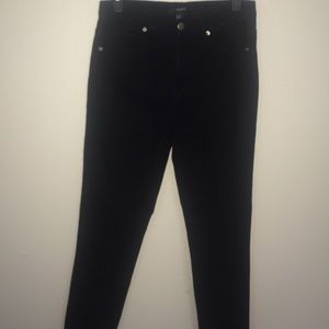High waisted skinny jeans