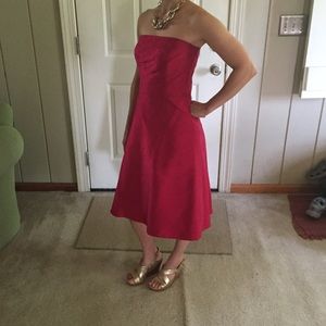 Ann Taylor strapless dress