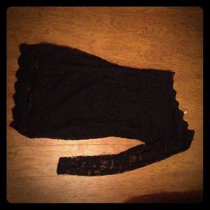 One shoulder lace dress