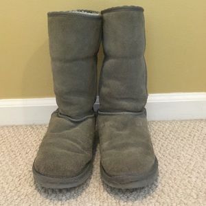 Authentic UGG Classic Tall Grey Boots