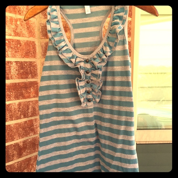 Xhilaration Ruffle Tank Top